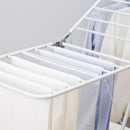 Floor-Standing Folding Wing-Shaped Drying Rack-White
