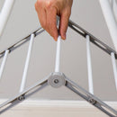 Floor-Standing Folding Wing-Shaped Drying Rack-White
