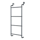 Over The Door Towel Rack Metal Behind Door Hanger for Bathroom Bedroom-Grey