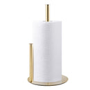 Stainless Steel Double Pole Paper Towel Holder-Gold
