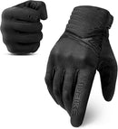 Breathable Mesh Motorcycle Gloves Touchscreen with TPR Palm Pad Hard Knuckle-Back-Small