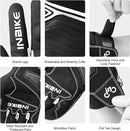 Breathable Mesh Motorcycle Gloves Touchscreen with TPR Palm Pad Hard Knuckle-White-Small