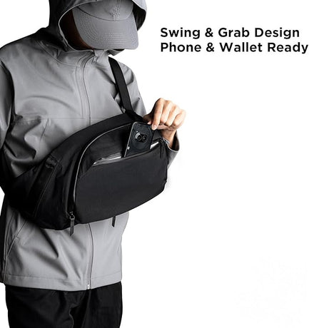 Crossbody Left Shoulder 7.5L - Crossbody Bag Men,Sling Backpack - Fits 11
