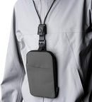 Travel Wallet - RFID Passport Holder, Self Locking Zipper Wear & Tear-Resistant Material, 3 Passport Pockets and 5 Card Slots - HUB Accessories-Grey