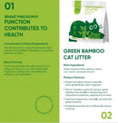 Purr Haven Green Bamboo Cat Litter | 3 Packs | 2.5 kg Per Pack