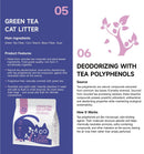 Purr Haven Green Tea Cat Litter | 1 Carton | 6 Packs Per Carton | 2.5kg Per Pack