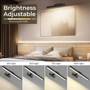 Picture Lights for Wall, Battery Operated Picture Light 16in Gallery Light for Paintings CCT Dimmable Recharging Battery Wall Light with Remote Control for Living Room Dartboard Art Black