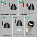 AIBOO Art Display Light, Picture Light Rechargeable Black, Color Changing & Dimmable with Remote LED Rotatable Wall Light for Pictures, Paintings, Portraits, Artworks