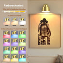 AIBOO Night Light Wireless Wall Light Indoor LED 2 Pack,Battery Operated Wall Lights Rechargeable Lamp with Remote,Touch Lamp Dimmable Wall Sconces Bedside Lamp for Bedroom Livingroom (Gold, 2Pack) [Energy Class E]