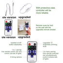 Dimmable LED Under Cabinet Lighting, Counter Showcase Kitchen Lighting Fixtures with 12V Plug in Adapter and Dimmable Wireless Remote Control, 6 Ultra Slim Puck Lights Kit