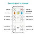 AIBOO Rechargeable Cabinet Lights, 6 Pack Puck Lights, 3 Colour, Remote, Black