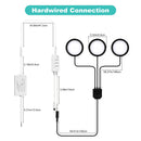 3 Pack Smart Under Cabinet Lights Hardwired,Dimmable LED Light for Kitchen Under Cabinet with Alexa Google Remote APP Control for Under Counter Lights for Cabinet Closets(Warm White)