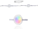 Under Counter LED Light Kit, RGBW Under Cabinet Lighting, 10 Packs Colored Cabinet Lights with Wireless 40-Key IR Dimmable Remote Control (10 Lights)