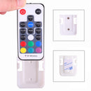 Mini Remote Controller for RGB Color LED Strip Lights, RF Dimmer for 12V DC LED Ribbon, LED Neon Sign, Wireless Remote Control for Dimmable 3528 5050 Under Cabinet Puck Lights(RGB)