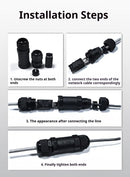 Starlink Coupler  for Starlink Cable/Cat7/Cat6/Cat5E/Cat5 Network LAN Cable Extender IP68 Waterproof (PoE Supported)