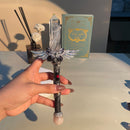 Handmade Crystal Wand, Natural Raw Gemstone Scepter, Magic Healing Wand White Crystal