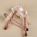 Handmade Crystal Wand, Raw Gemstone Scepter, Natural Magic Wand Green Fluorite