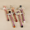 Handmade Crystal Wand, Raw Gemstone Scepter, Natural Magic Wand amethyst