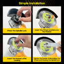 Cordless Angle Grinder 4-1/2 inch for Makita 18V MAX Battery, Grinder Tool, Power Electric Grinders, Brushless Motor for Cutting, Griding, Polishing