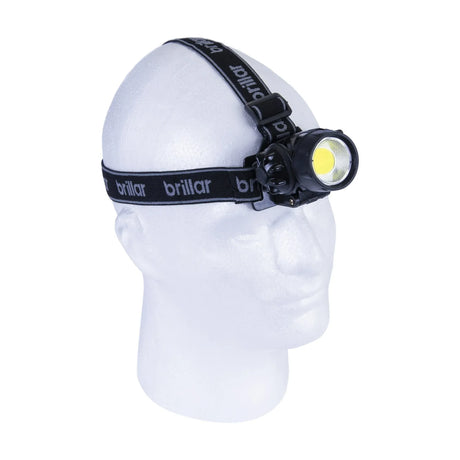 Brillar 3-Mode Headlamp – Black, 120 Lumens with COB LED