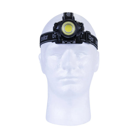 Brillar 3-Mode Headlamp – Black, 120 Lumens with COB LED