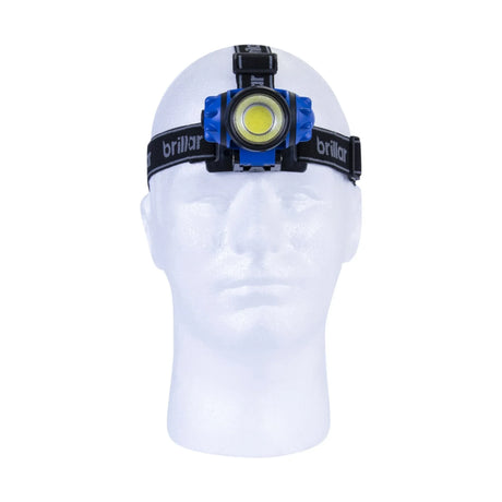 Brillar 3-Mode Headlamp – Blue, 120 Lumens with COB LED