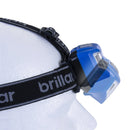 Brillar 5-Mode Headlamp – Blue, 200 Lumens with COB LED