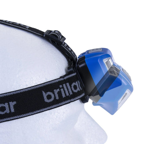 Brillar 5-Mode Headlamp – Blue, 200 Lumens with COB LED