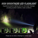 Brillar Aluminium Long Torch - Black