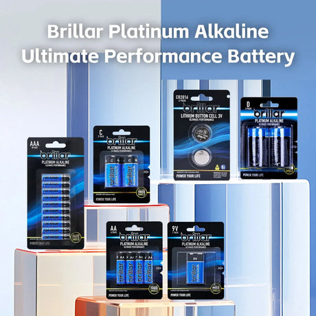 24 Pcs Brillar AA Platinum Alkaline Batteries
