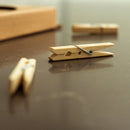 50 Pcs Eco Bamboo Clothes Pegs