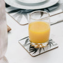4 Pcs Clevinger MDF Coasters Bamboo