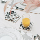 4 Pcs Clevinger MDF Coasters Bamboo