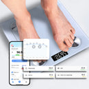 Clevinger Bluetooth Smart Digital Glass Bathroom Scale – 180kg Max Capacity