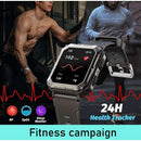 Njord Gear Indestructible Tactical Smartwatch – Military Grade & Rugged - Orange