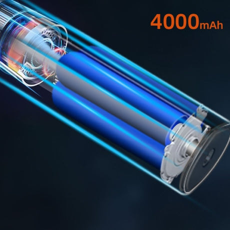 Portable Vacuum 4000mAh Rechargeable Home Car Wet Dry Handheld Cordless Cleaner