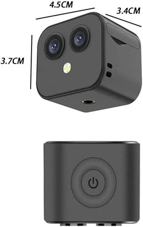 HD Mini 4K Wireless Camera WiFi Dual Lens Night Vision Magnetic Security