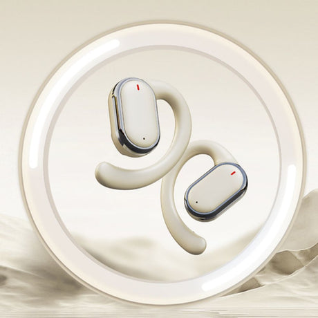 Bluetooth 5.3 Wireless Earbuds Deep Bass Over Ear - White