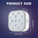 4Pcs Underwater Lights LED Submersible Pool Light Rechargeable with Remove Panel