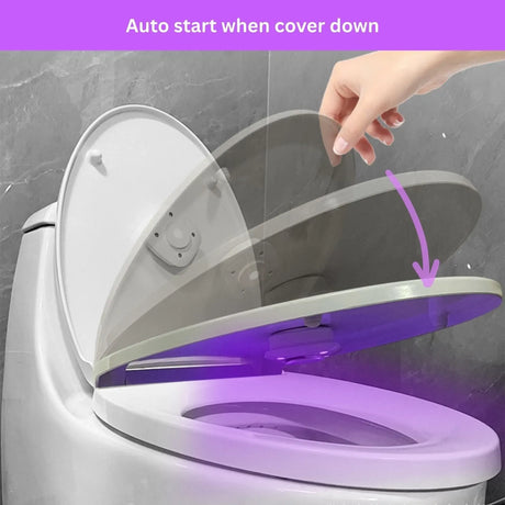 UV Toilet Light Electric Toilet Sterilizer with 8 Fragrance Rings