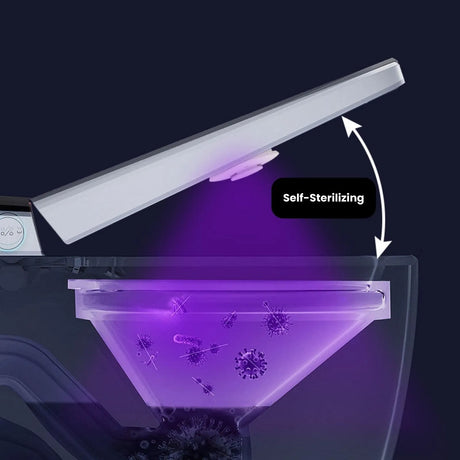 UV Toilet Light Electric Toilet Sterilizer with 8 Fragrance Rings