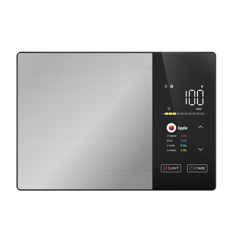 Smart Digital Food Kitchen Scale with Nutritional Calculator, On-Screen Nutrient Info, Free App for Calorie & Macro Tracking, AI Scan, Personal Goals, for Weight Loss and Keto, 11lb/5kg