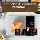 Smart Digital Food Kitchen Scale with Nutritional Calculator, On-Screen Nutrient Info, Free App for Calorie & Macro Tracking, AI Scan, Personal Goals, for Weight Loss and Keto, 11lb/5kg