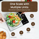 Smart Digital Food Kitchen Scale with Nutritional Calculator, On-Screen Nutrient Info, Free App for Calorie & Macro Tracking, AI Scan, Personal Goals, for Weight Loss and Keto, 11lb/5kg