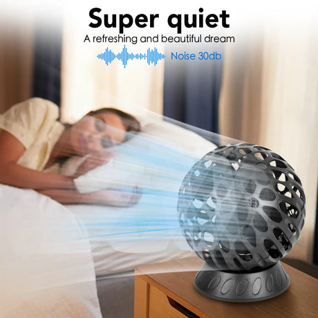 Brillar Battery Powered Mini Desktop Fan