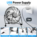 360° Tilt Adjustable USB Portable Mini Desk Fan