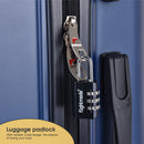 2 Pcs Combination 3 Dial Smooth Padlocks