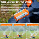 2 PCS Garden Sprinkler, 360° Rotating Lawn & Garden Water Sprinkler, 3-Arm Adjustable, 36 Nozzles, 200㎡ Coverage, Quick Connect