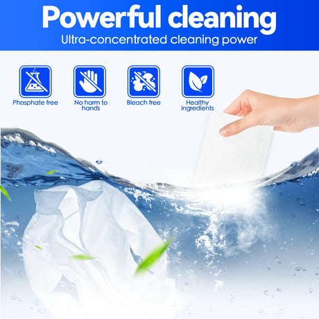 25 Pcs Eco-friendly Ultra Concentrated Laundry Detergent