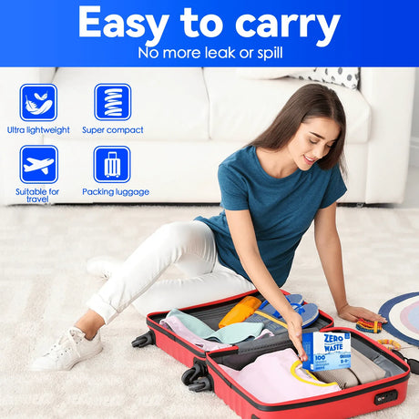 25 Pcs Eco-friendly Ultra Concentrated Laundry Detergent